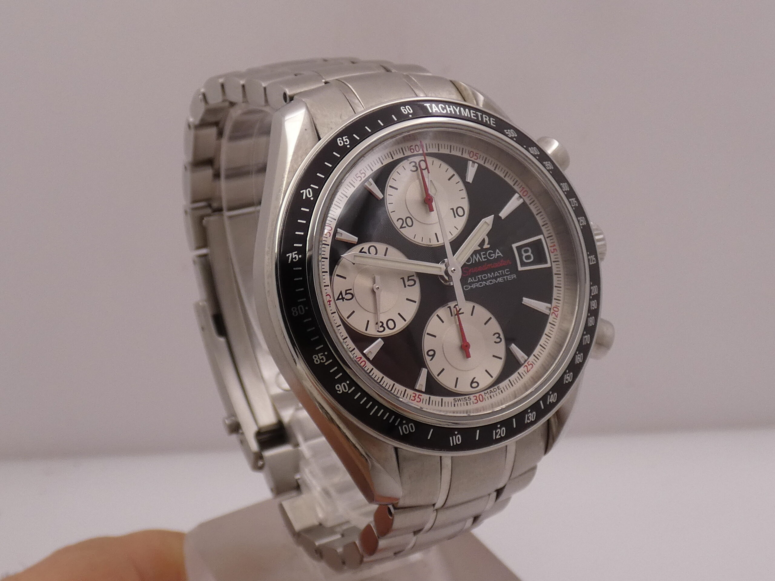 Cronografo Omega Speedmaster Date With PAPERS 178.0055 ANNO 2011 Automatic Chronometer 32105100 Acciaio Braccialato - immagine 9