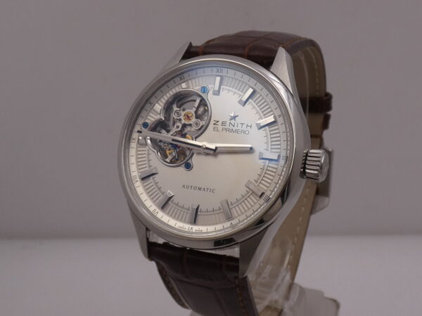 Zenith El Primero Synopsis Open Hearth TOP CONDITION WITH PAPERS Automatico Acciaio 03.2170.4613