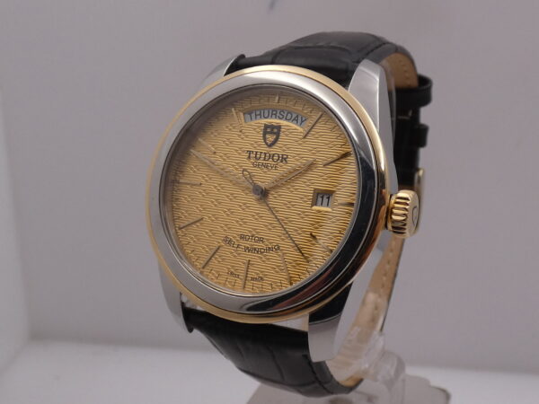 Tudor Glamour Date-Day 39mm 56003 Acciaio & Oro 18Kt WITH PAPERS Anno 2015 Automatico