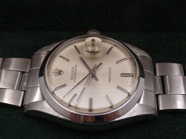 Rolex Oysterdate Precision 6694 ANNO 1975 BRACCIALE Oyster Carica Manuale Calibro 1225 Vintage