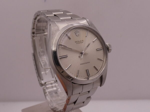 Rolex Oyster Precision 6426 Carica Manuale ANNO 1974 Argentè Soleil Dial Bracciale Oyster Vintage
