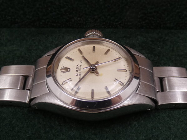 Rolex Oyster Perpetual Lady 6618 24mm ANNO 1967 Automatico Acciaio Bracciale Oyster VINTAGE