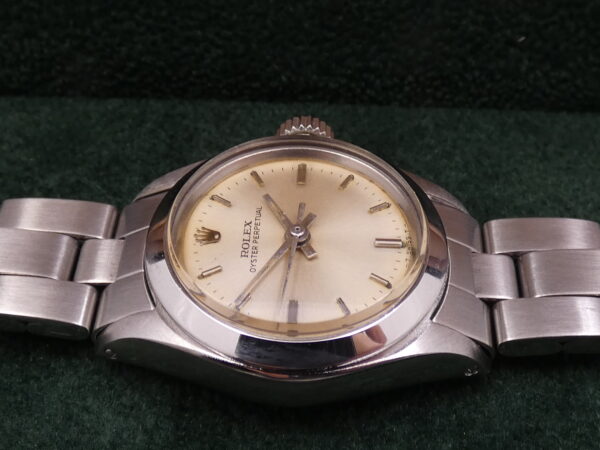 Rolex Oyster Perpetual Lady 6618 24mm ANNO 1969 Automatico Acciaio Bracciale Oyster