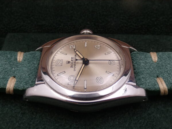 Rolex Oyster Perpetual Ovetto Bubbleback 2940 Automatico ANNO 1945 Acciaio Vintage