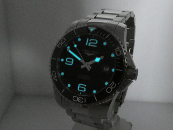 Longines HydroConquest 41mm Automatico With BOX Ghiera in Ceramica L3.781.4 Braccialato Acciaio