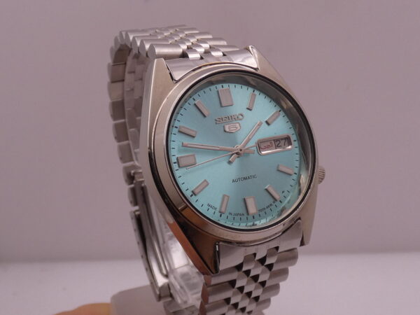 Seiko 5 Sports Day-Date Vintage ICE BLUE DIAL With BOX Anni 70's Automatico Acciaio Jubilee