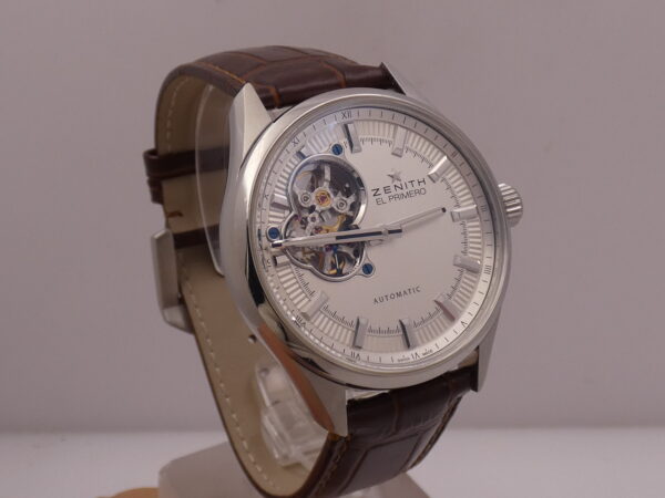 Zenith El Primero Synopsis Open Hearth TOP CONDITION WITH PAPERS Automatico Acciaio 03.2170.4613
