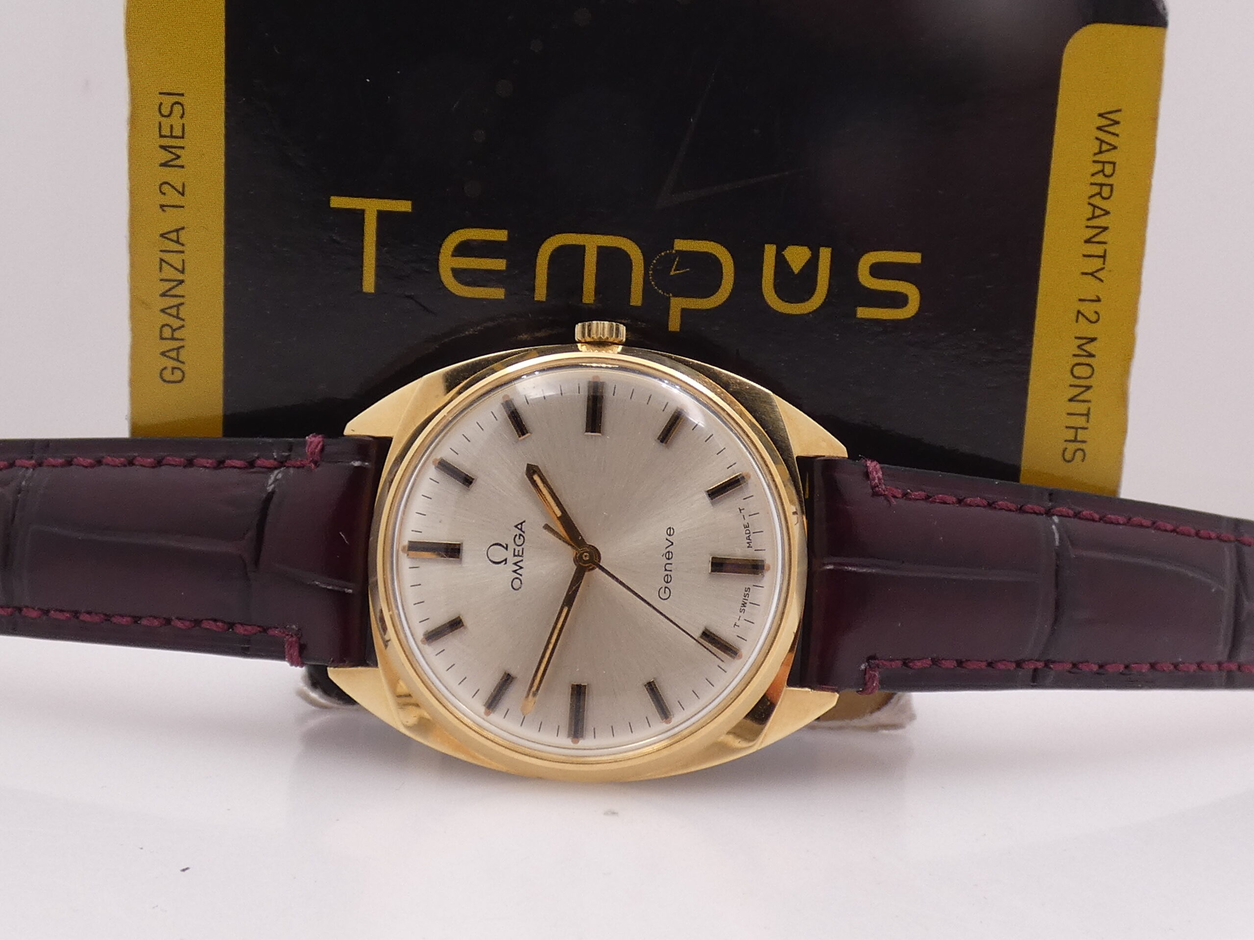 Omega Genève ORO MASSICCIO 18Kt ANNO 1969 Carica Manuale TOP CONDITION With BOX Ref. 181-91008 - immagine 2