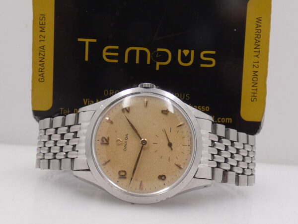 Omega Classic Vintage Big Second 2750-4 Honeycomb Dial ANNO 1952 Acciaio Carica Manuale Cal. 266