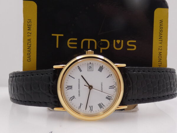 Girard Perregaux 30 Anni in Fiat 47990 N.O.S. Oro Massiccio 18 Kt NEW OLD STOCK Automatic Date