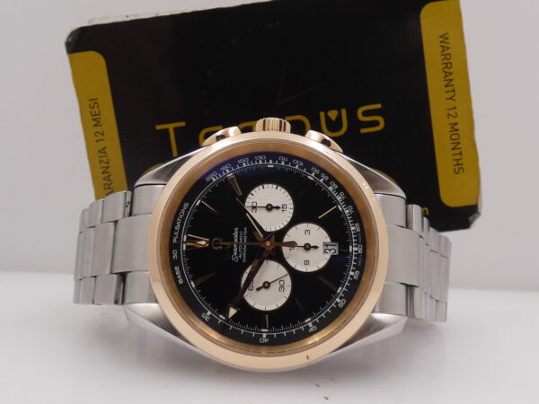 Cronografo Omega Seamaster Aqua Terra BOX&PAPERS Anno 2019 Ghiera Oro Rosa 18Kt Automatico Acciaio