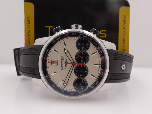 Cronografo Eberhard & Co. Chrono 4 Grande Taille 31052 BOX&PAPERS Anni 2000's Automatico Acciaio