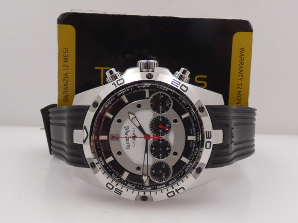 Eberhard & Co. Chrono 4 Geant 31060 BOX&PAPERS Anni 2000's Automatico Acciaio