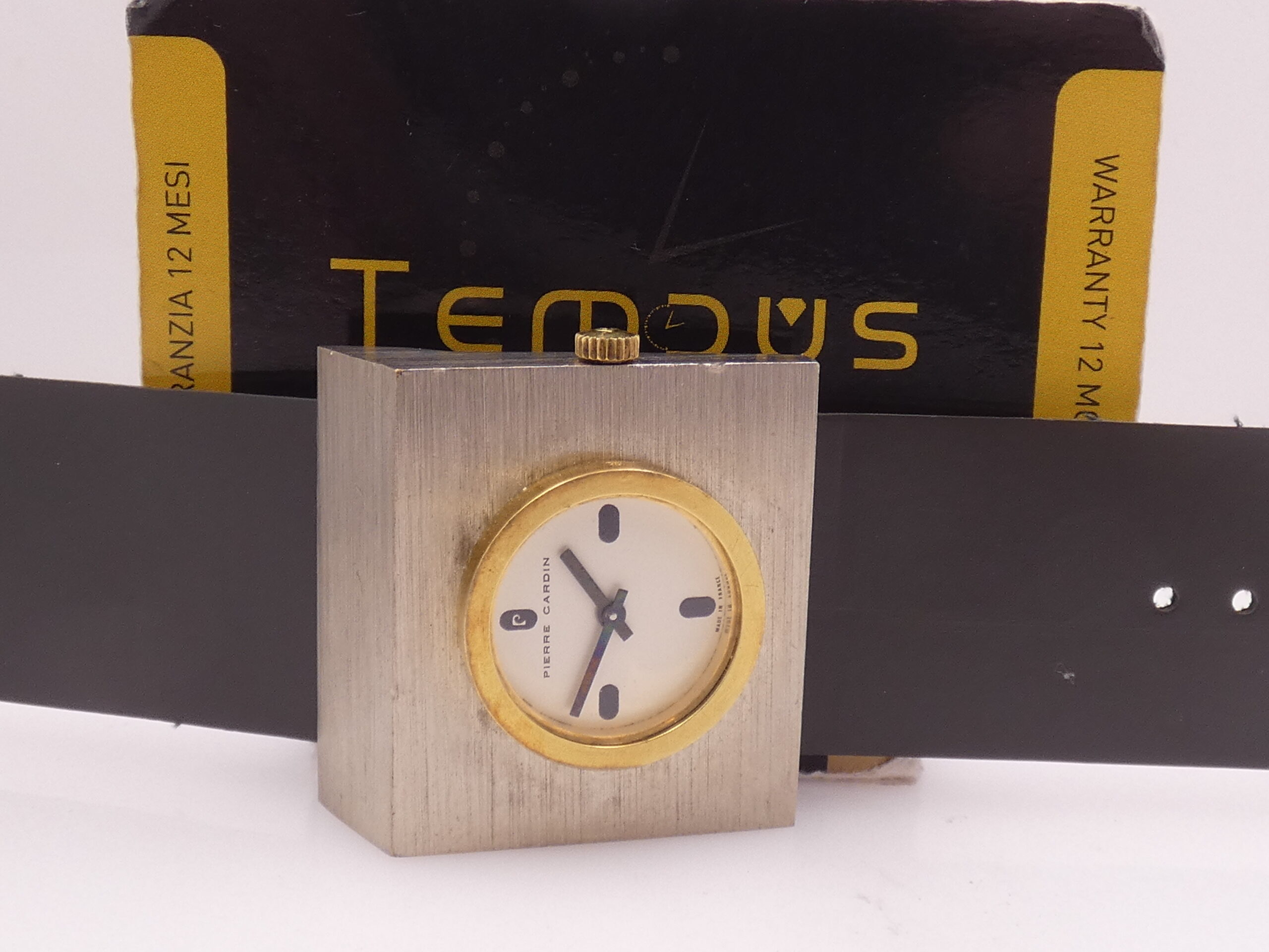 Pierre Cardin Espace PC 11 Jumbo by Jaeger LeColtre 18Kt G.F. Bezel Anni 70's Carica Manuale Vintage - immagine 2