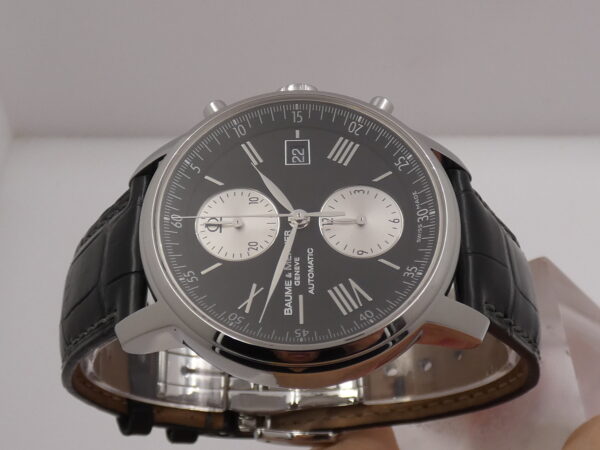 Cronografo Baume & Mercier Classima 65591 BOX&PAPERS Anno 2008 Automatico Date Leaf Hands Acciaio
