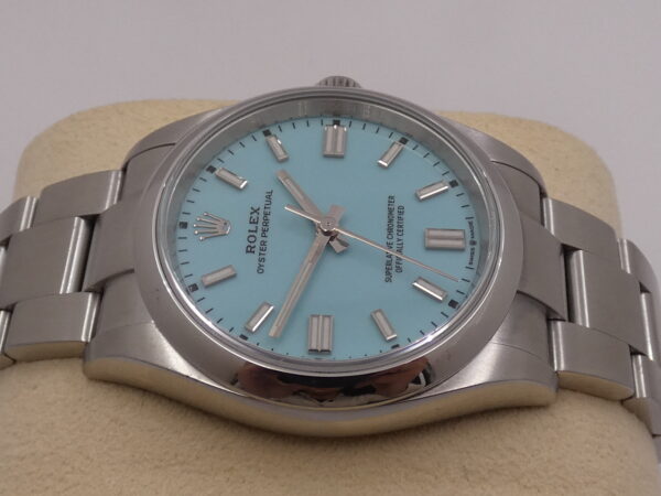 Rolex Oyster Perpetual 36 126000 TIFFANY DIAL BOX&PAPERS ITALIA 2022 Automatico Bracciale Oyster
