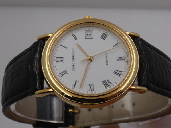 Girard Perregaux 30 Anni in Fiat 47990 N.O.S. Oro Massiccio 18 Kt NEW OLD STOCK Automatic Date