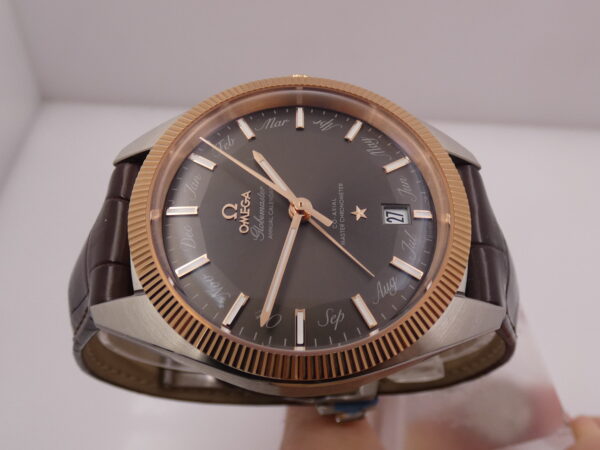 Omega Globemaster Constellation Annual Calendar BOX&PAPERS Anno 2022 NEW UNWORN 18Kt SEDNA Gold Bezel "Pie Pan" Dial Co-Axial METAS Master Chronometer