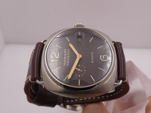 Panerai Radiomir 8 Days Titanium 45mm PAM00346 BOX&PAPERS Anno 2019 Carica Manuale OP6804 BROWN SANDWICH DIAL Edizione Limitata di 300pcs nel Mondo