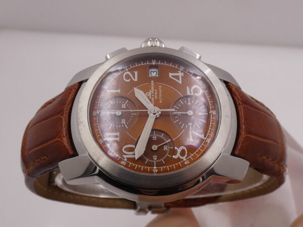 Cronografo Baume & Mercier Capeland BRONZE DIAL WITH BOX Automatico Acciaio Anno 2000's MV045216