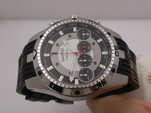Eberhard & Co. Chrono 4 Geant 31060 BOX&PAPERS Anni 2000's Automatico Acciaio