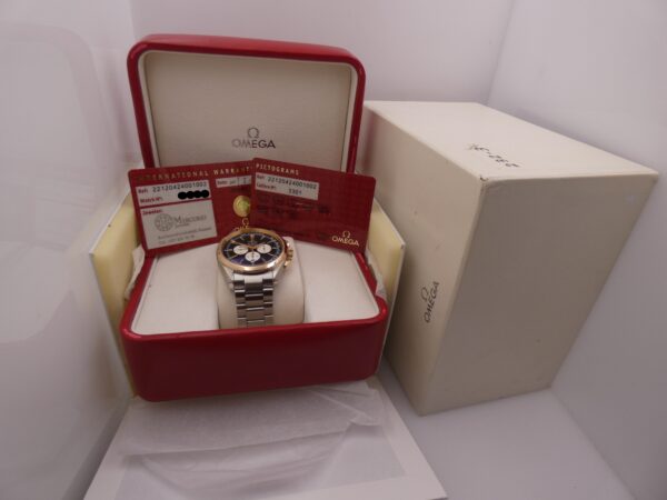 Cronografo Omega Seamaster Aqua Terra BOX&PAPERS Anno 2019 Ghiera Oro Rosa 18Kt Automatico Acciaio