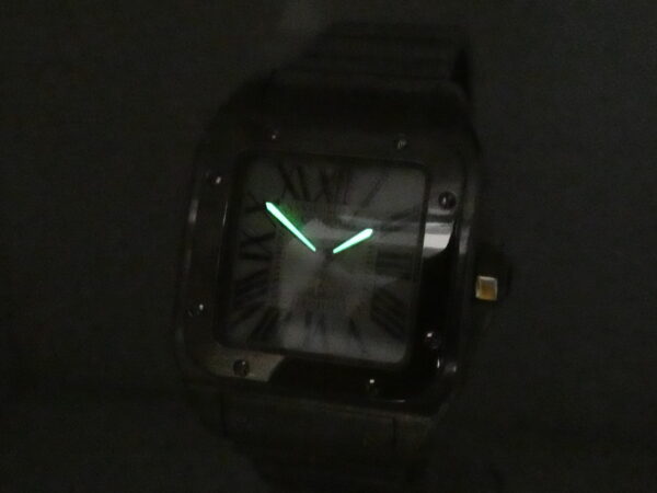 Cartier Santos 100XL BOX&PAPERS Anno 2010 Automatico 2656 Braccialato Acciaio W200737G