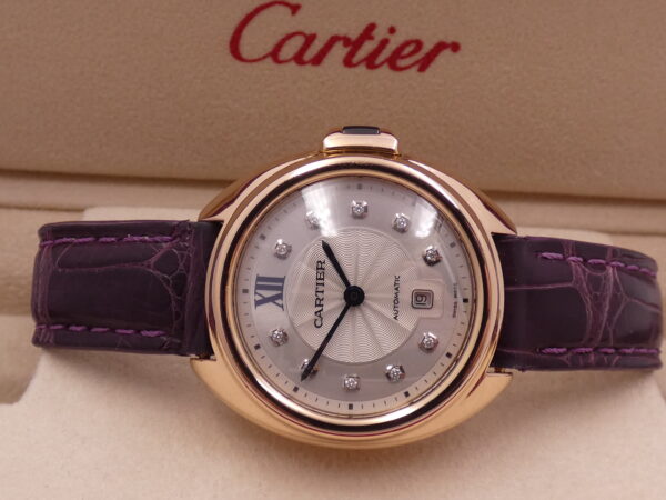 Cartier Clé de Cartier Mid-Size 31mm 3947 DIAMONDS DIAL Oro Rosa 18Kt BOX&PAPERS Anno 2021 For Ladies WJCL0031