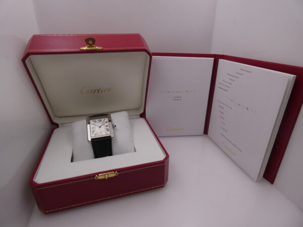 Cartier Tank Solo XL W5200027 BOX&PAPERS Anno 2015 Automatic Date 3800 Acciaio