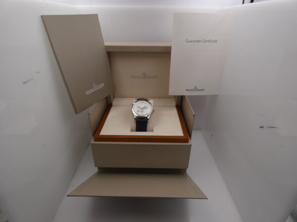 Jaeger-LeCoultre Master Geographic GMT World Timer Power Reserve Q1508420 Rotore in Oro 22kt BOX&PAPERS Anno 2009 Automatico Acciaio 147.8.57.S