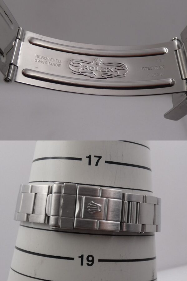 Rolex Explorer I 114270 SEL Anno 2001 NO HOLES With BOX Automatico Braccialato Acciaio