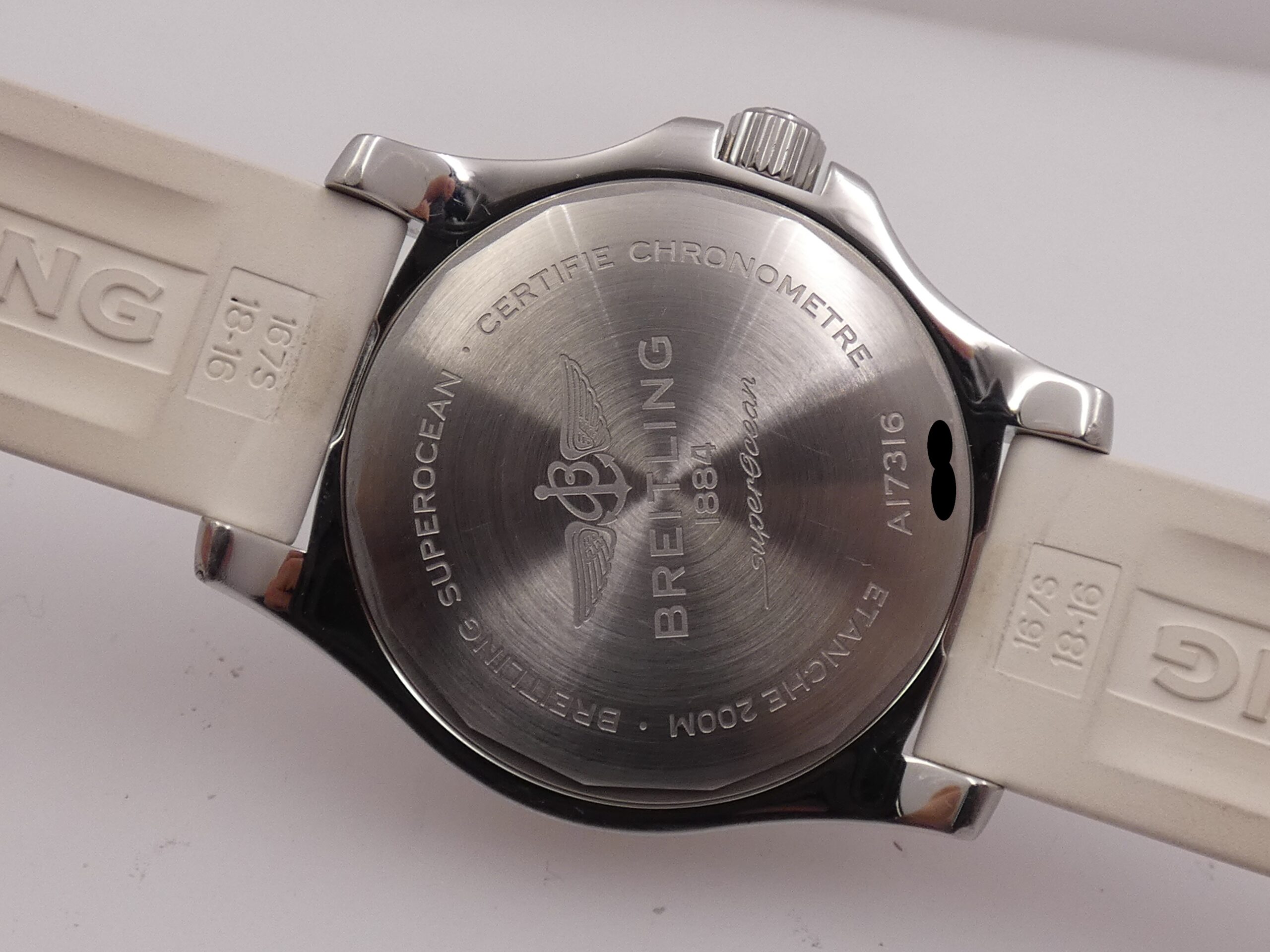 Breitling Superocean 36 A17316 Automatico WITH PAPERS & C.O.S.C. White DIAL & BEZEL Acciaio for Ladies - immagine 17