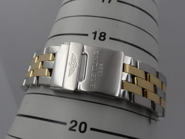 Cronografo Breitling Chronomat D13047 Blue Dial Acciaio & Oro 18Kt JUST SERVICED Automatico 81950