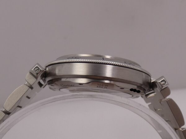 Cartier Roadster 2510 Argentè Dial Automatic Date Acciaio Braccialato Anni 2000's W62025V3