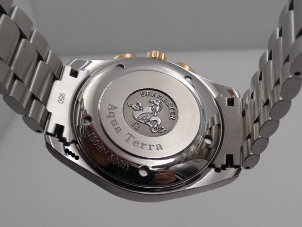 Cronografo Omega Seamaster Aqua Terra BOX&PAPERS Anno 2019 Ghiera Oro Rosa 18Kt Automatico Acciaio