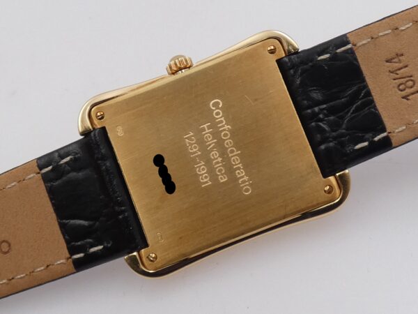 Vacheron Constantin Toledo Liberté 'Confoederatio Helvetica' 31100 SIGMA DIAL Oro Massiccio 18Kt Manuale 1291-1991 700° Anniversario
