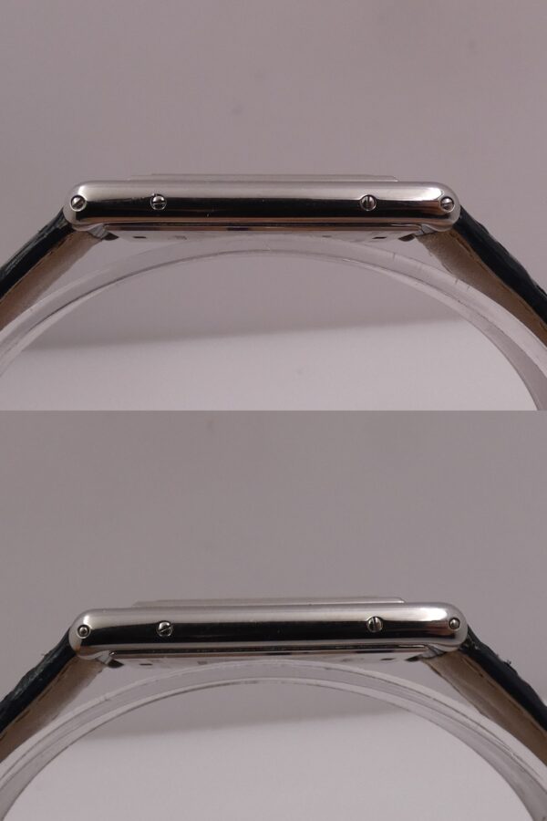 Cartier Tank Basculante 2390 TOP CONDITION BOX&PAPERS Anno 2001 Carica Manuale Calibro Frédéric Piguet Acciaio W1011358