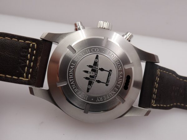 Cronografo IWC Pilot Spitfire Antoine De Saint Exupéry Flyback IW3878 With PAPERS Brown Dial Automatico SPECIAL EDITION Acciaio