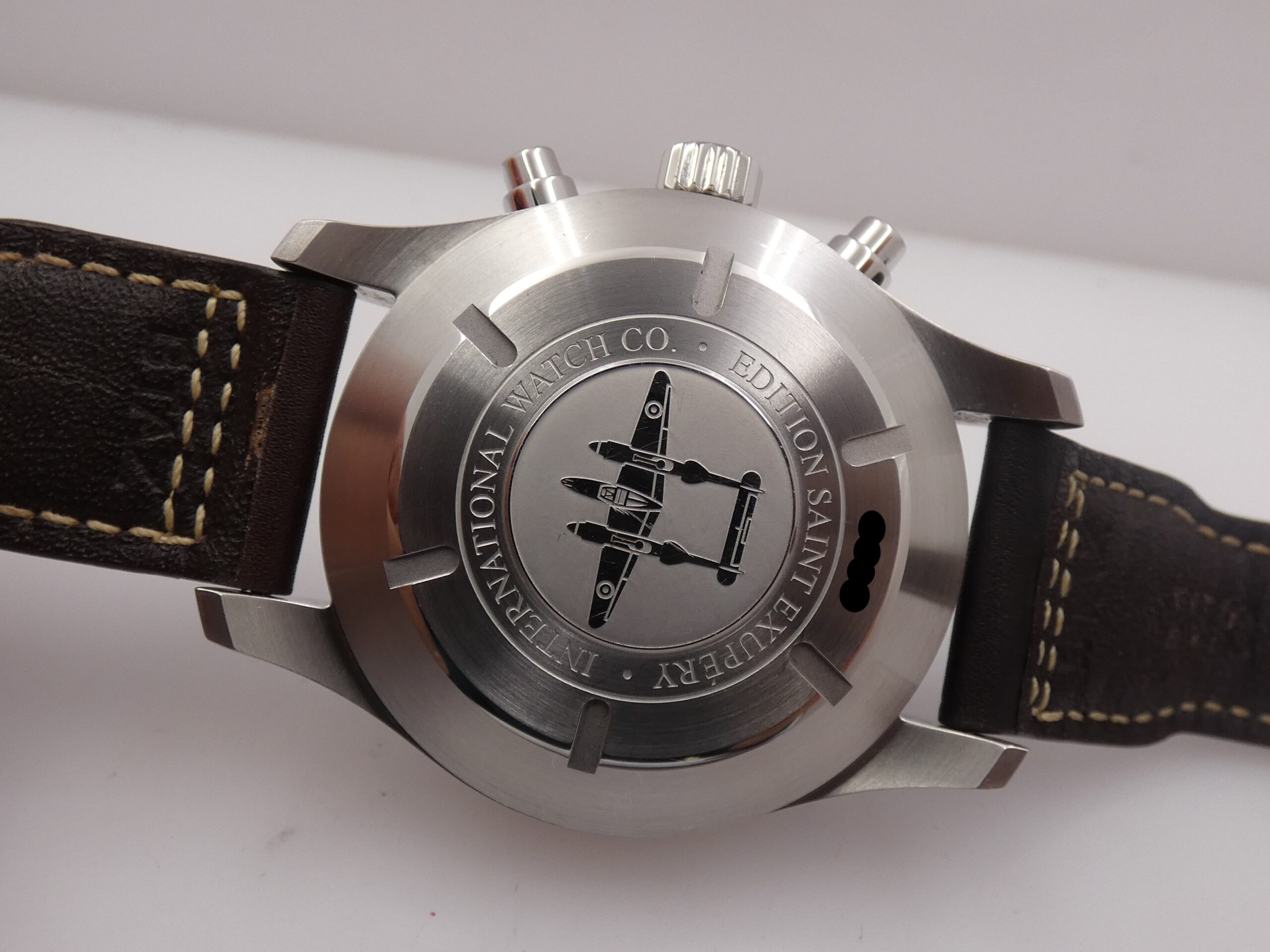 Cronografo IWC Pilot Spitfire Antoine De Saint Exupéry Flyback IW3878 With PAPERS Brown Dial Automatico SPECIAL EDITION Acciaio - immagine 17