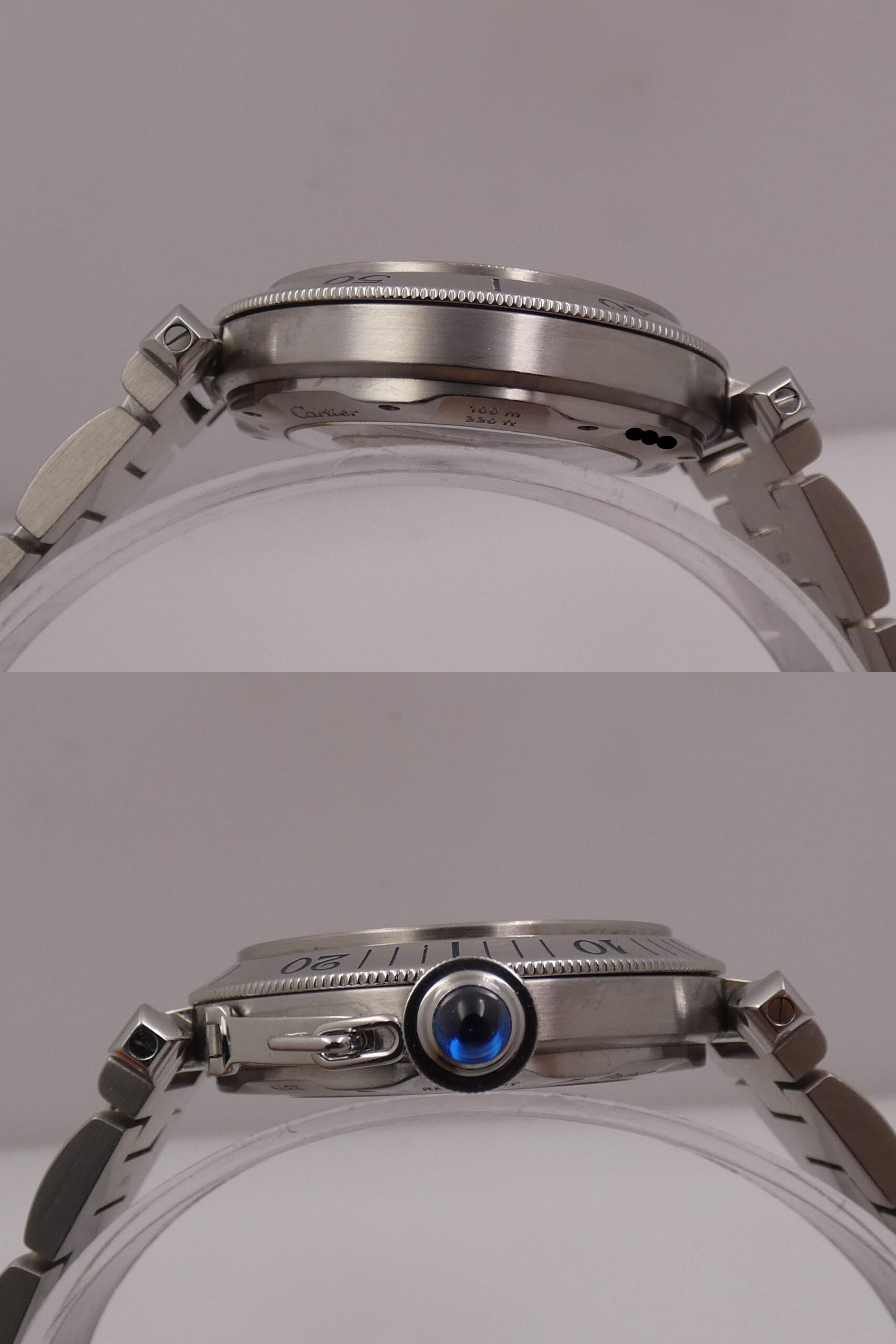 Cartier Pasha de Cartier 2379 38mm Automatic Date Anni 2000's Acciaio Braccialato W31040H3 - immagine 16