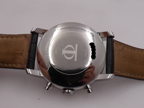 Cronografo Baume & Mercier Classima 65591 BOX&PAPERS Anno 2008 Automatico Date Leaf Hands Acciaio