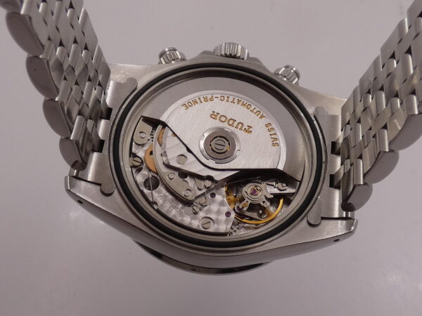 Cronografo Tudor Prince Date 79280P BOX&PAPERS Anno 2003 Automatico Acciaio Braccialato