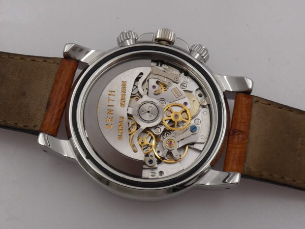 Cronografo Zenith El Primero Rainbow Automatico 01.0360.400 White Dial Acciaio ANNI '90s