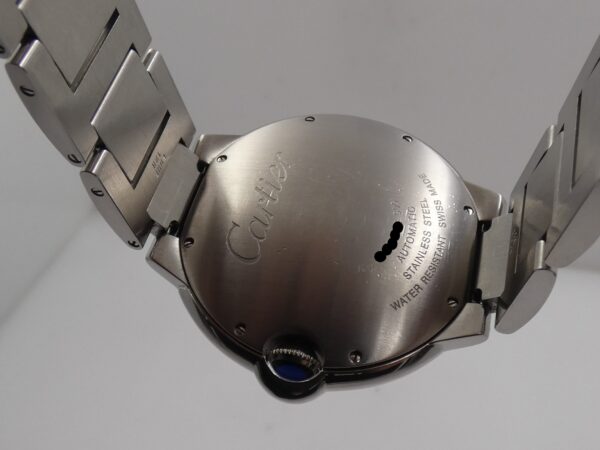 Cartier Ballon Bleu 42mm 3001 BOX PAPERS & STICKERS Anno 2012 Automatico Acciaio W69012Z4