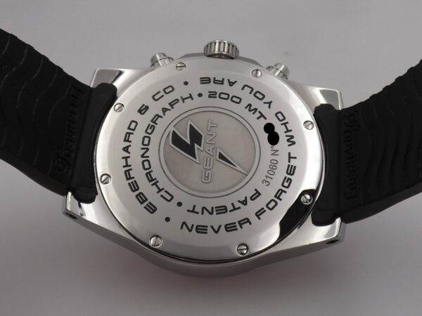 Eberhard & Co. Chrono 4 Geant 31060 BOX&PAPERS Anni 2000's Automatico Acciaio