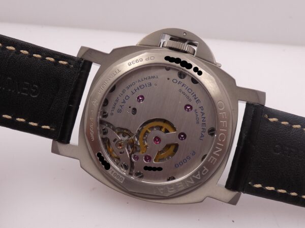 Panerai Luminor Base 8 Days Titanium 44mm PAM00562 BOX PAPERS & STICKERS Anno 2018 Manuale OP6938 BROWN SANDWICH DIAL Edizione Limitata 1000pc al Mondo