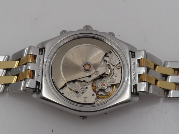 Cronografo Breitling Chronomat D13047 Blue Dial Acciaio & Oro 18Kt JUST SERVICED Automatico 81950