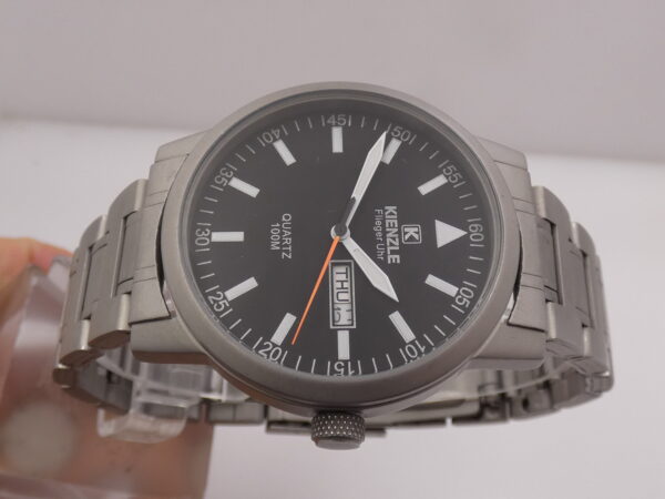 Kienzle Aviator Flieger Day Date Military Acciaio Sabbiato Anni 2000's