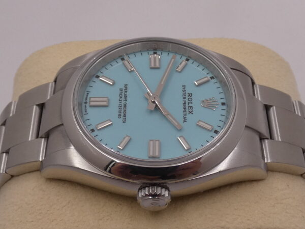 Rolex Oyster Perpetual 36 126000 TIFFANY DIAL BOX&PAPERS ITALIA 2022 Automatico Bracciale Oyster