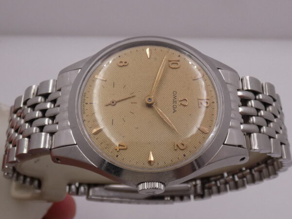 Omega Classic Vintage Big Second 2750-4 Honeycomb Dial ANNO 1952 Acciaio Carica Manuale Cal. 266